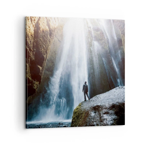 Cuadro sobre lienzo - Impresión de Imagen - Impresionante vista - 60x60 cm