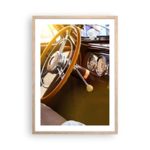 Póster en marco roble claro - Un soplo de lujo del pasado - 50x70 cm
