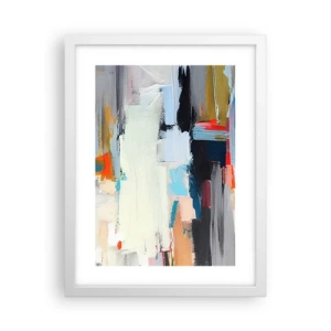 Póster en marco blanco - ¿Existe un método único? - 30x40 cm