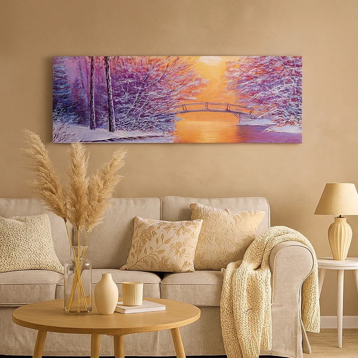 Cuadro sobre lienzo - Impresión de Imagen - Reunámonos aquí - 30x30 cm