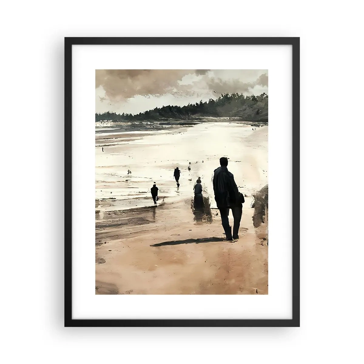Póster en marco negro - Un sueño evocado - 40x50 cm