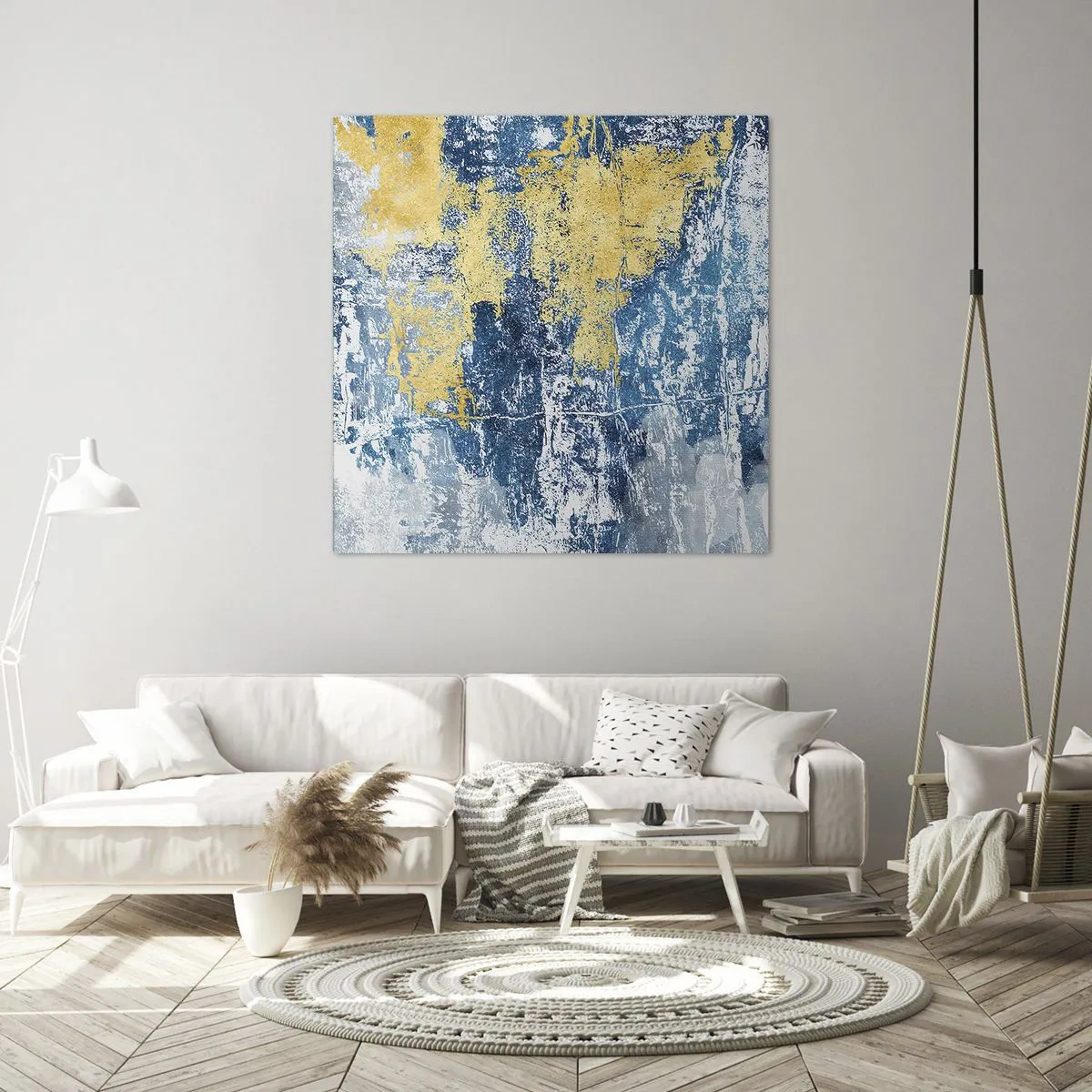 Cuadro sobre lienzo - Impresión de Imagen - Una abstracción serena - 40x40 cm
