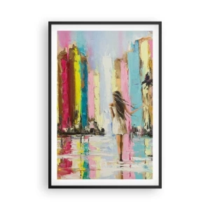 Póster en marco negro - Sígueme - 61x91 cm