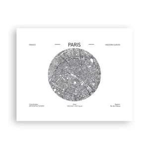 Póster - Anatomía de París - 50x40 cm