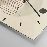 Esfera sin numeración, con rayas