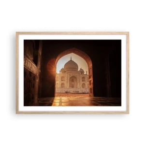 Póster en marco roble claro - Un monumento al amor sobrenatural - 70x50 cm