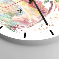 Esfera sin numeración, con rayas