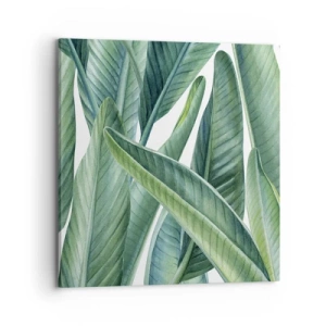 Cuadro sobre lienzo - Impresión de Imagen - Vegetación en estado puro - 70x70 cm