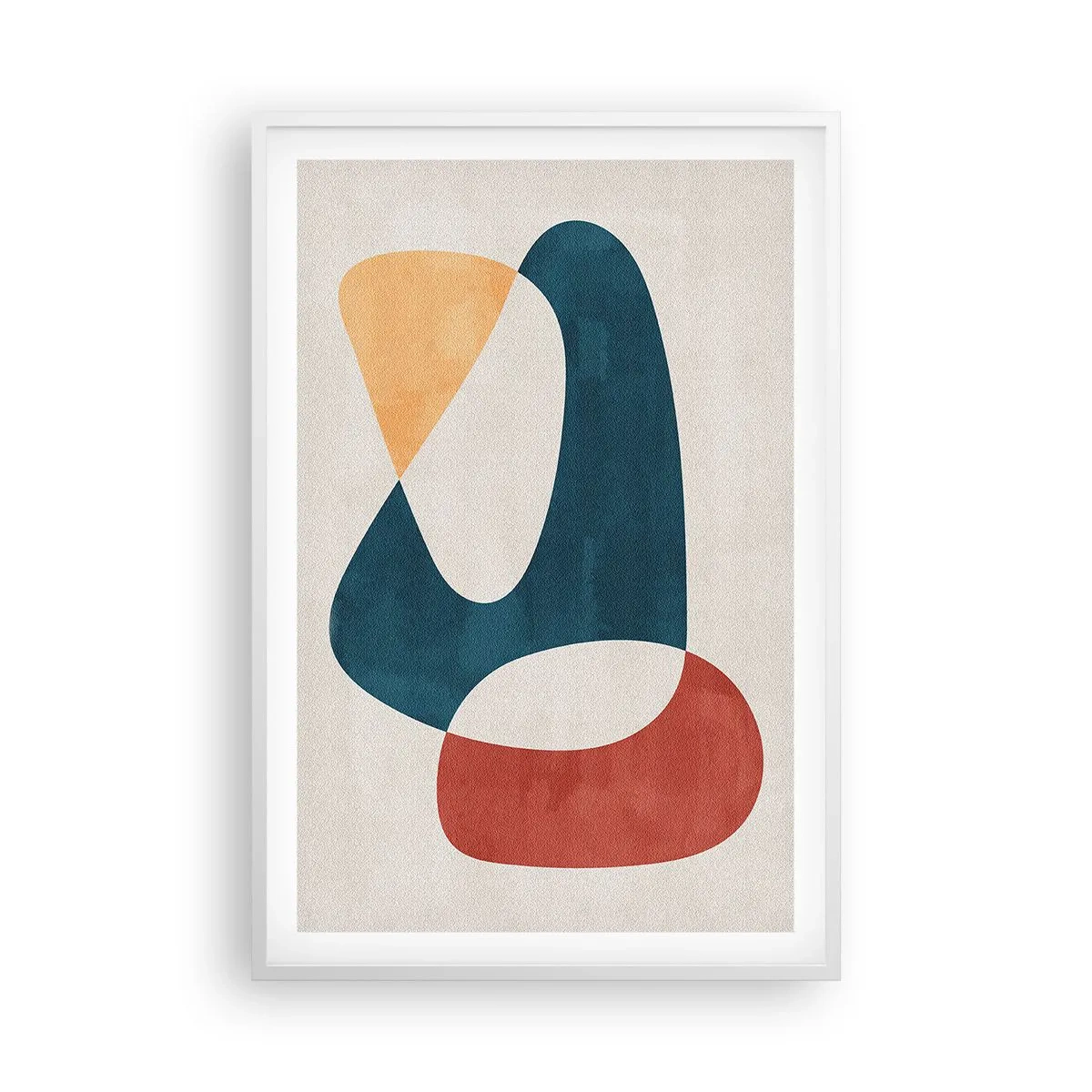 Póster en marco blanco - Influencias y metamorfosis - 61x91 cm