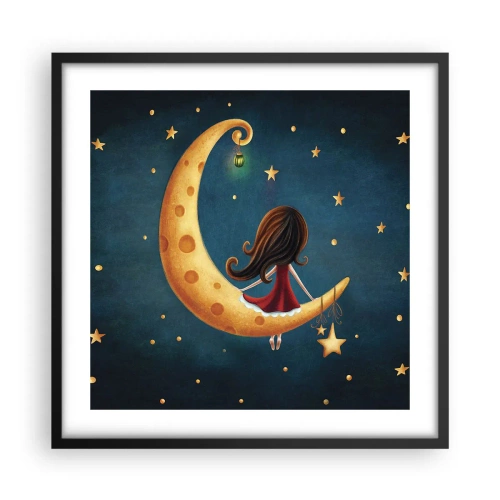 Póster en marco negro - Érase una vez... - 50x50 cm