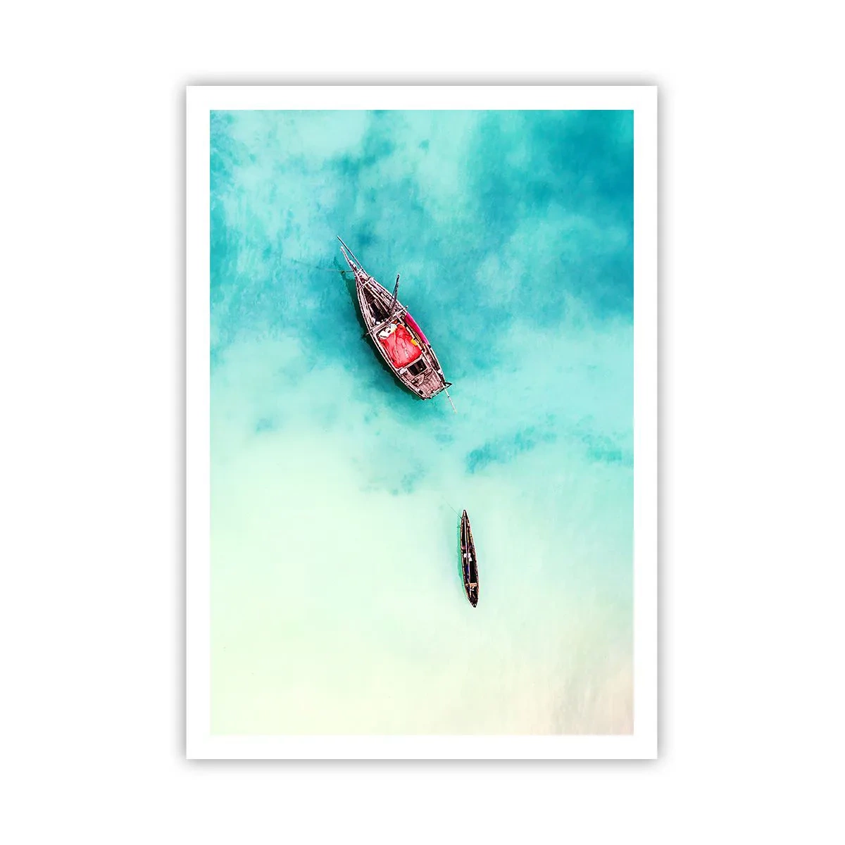 Póster - Porque en las playas de Zanzíbar, cuando las aguas se desbordan... - 70x100 cm