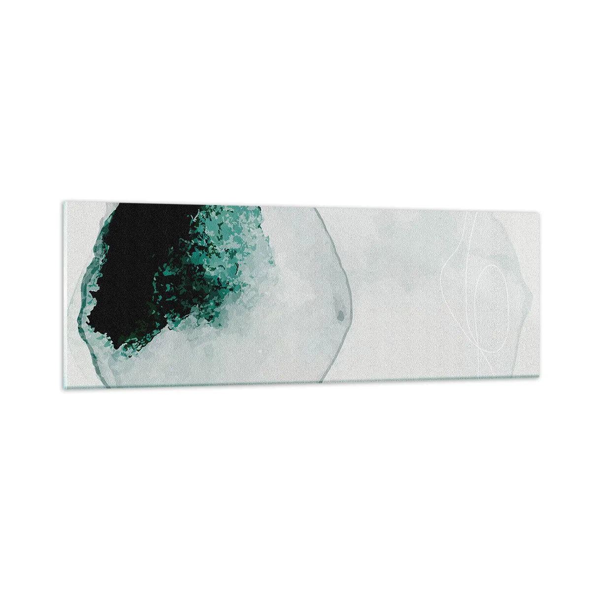 Cuadro sobre vidrio - Impresiones sobre Vidrio - En una gota de agua - 90x30 cm