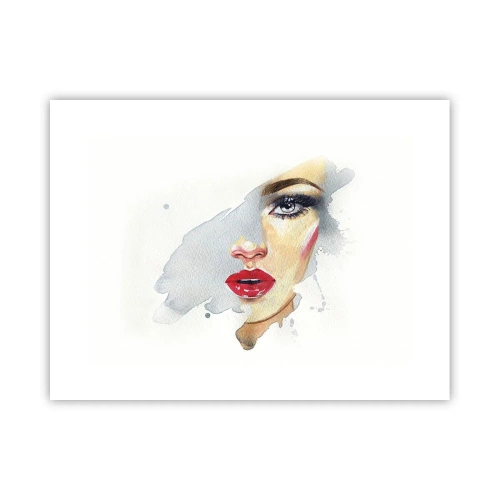 Póster - Reflejo en una gota de agua - 40x30 cm