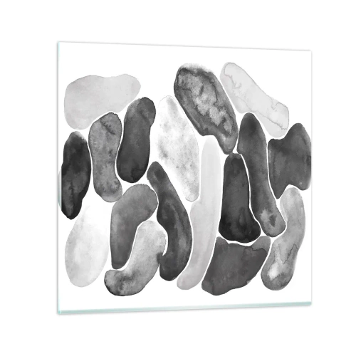 Cuadro sobre vidrio - Impresiones sobre Vidrio - Abstracción pétrea - 30x30 cm