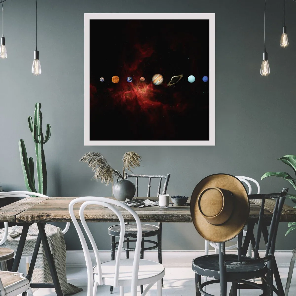 Póster - Nuestro barrio - 40x40 cm