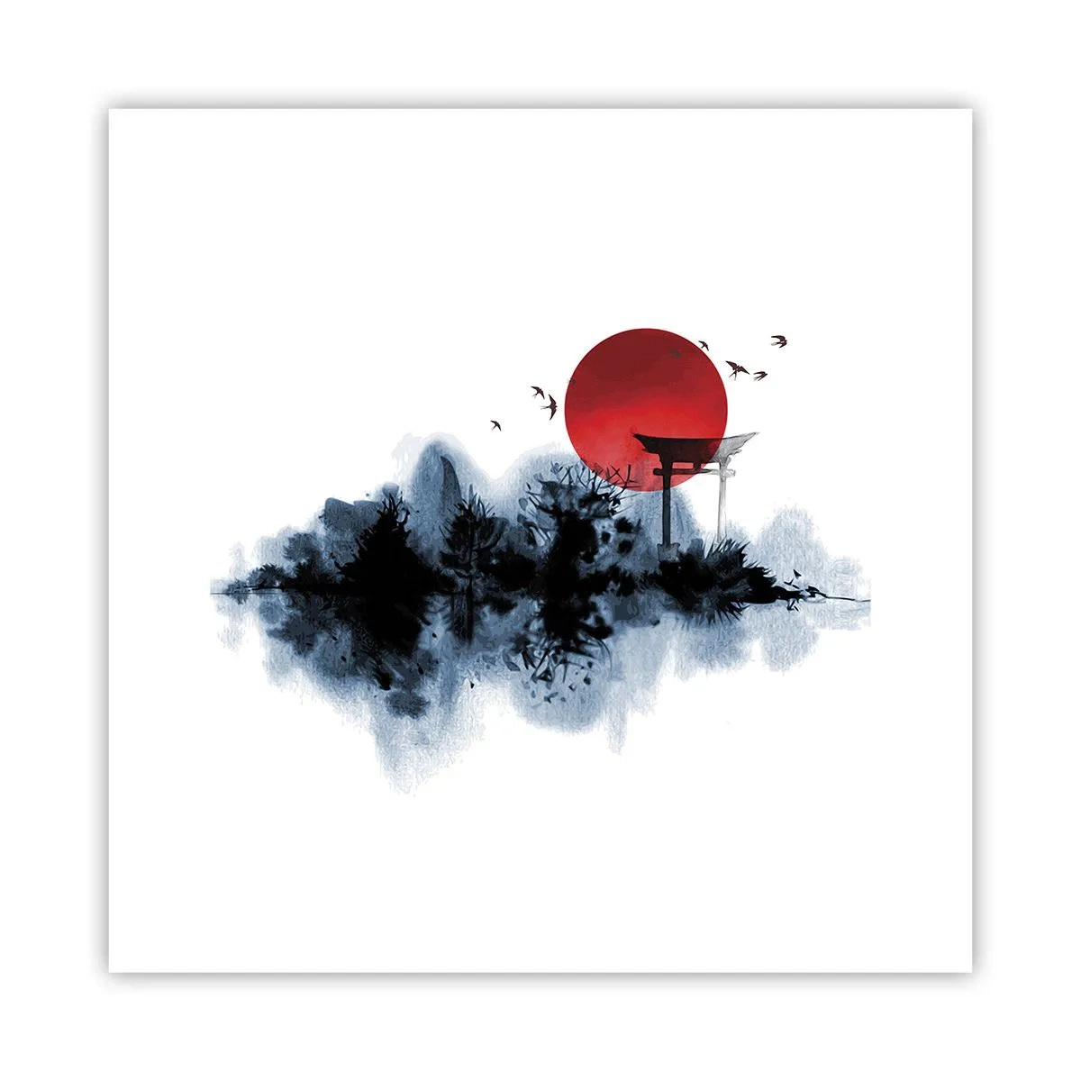 Póster - Visión japonesa - 30x30 cm
