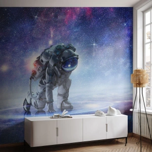 Fotomural personalizado Premium Sand - Cielo estrellado sobre mí - Cosmonauta, Cosmos, Astronauta