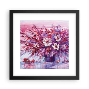 Póster en marco negro - Inocencia y pasión - 30x30 cm