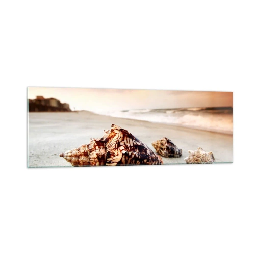Cuadro sobre vidrio - Impresiones sobre Vidrio - Los exiliados de las olas - 90x30 cm