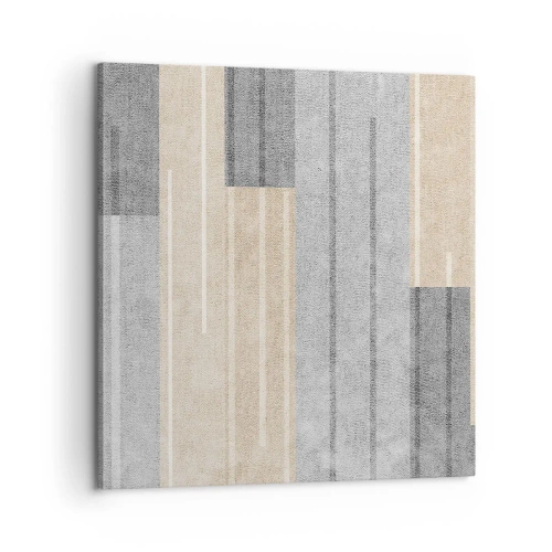 Cuadro sobre lienzo - Impresión de Imagen - Composición: sostener la vertical - 60x60 cm