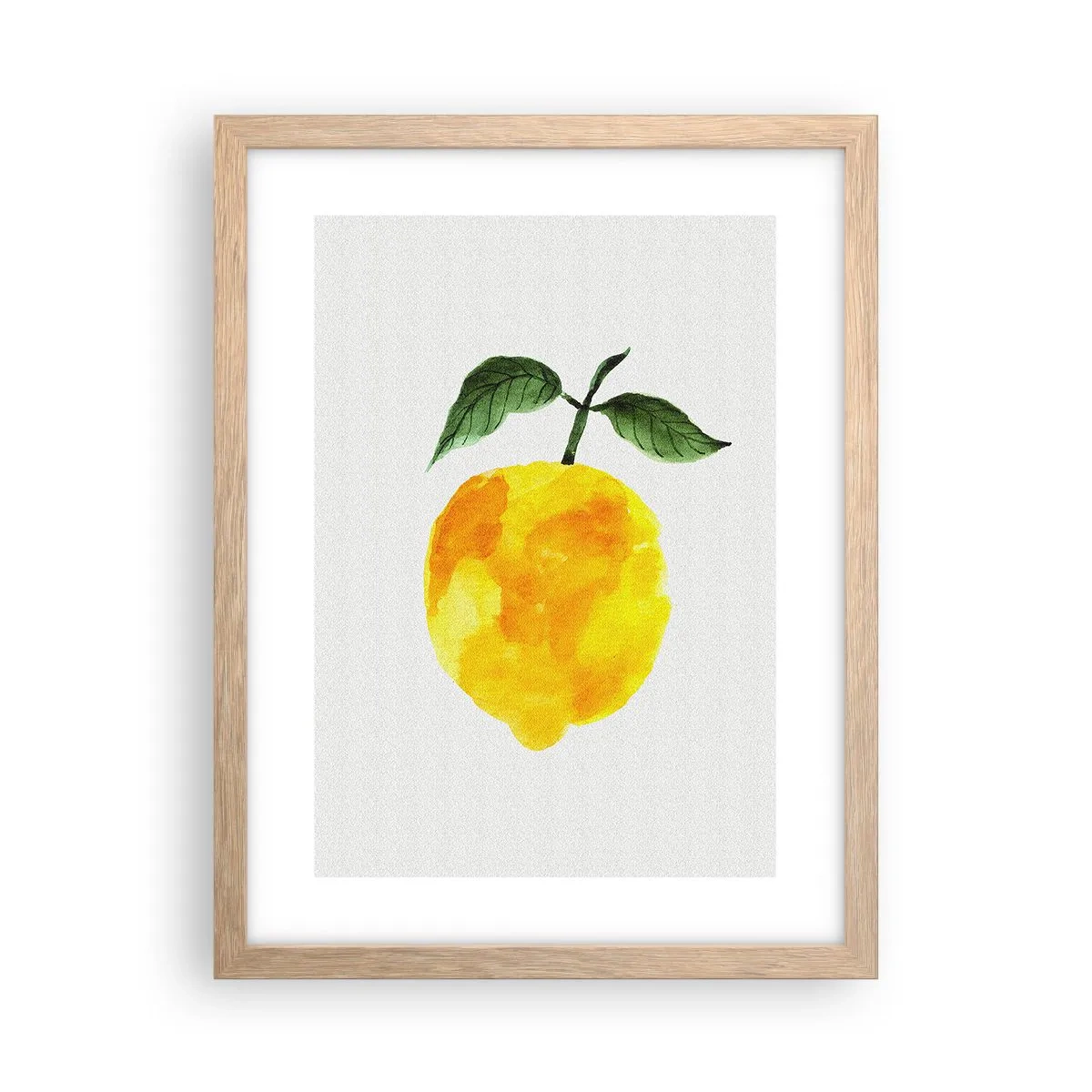 Póster en marco roble claro - Cómo conocer el sabor del sol - 30x40 cm