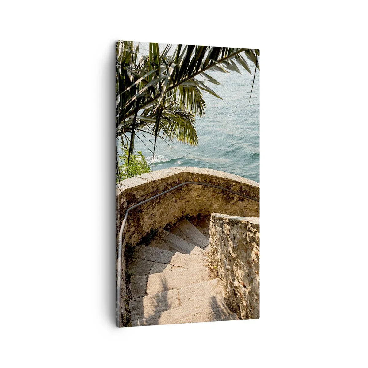 Cuadro sobre lienzo - Impresión de Imagen - Bajo el sol de Italia - 45x80 cm