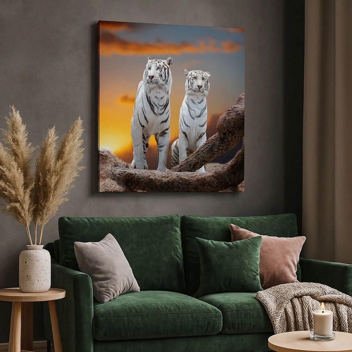 Cuadro sobre lienzo - Impresión de Imagen - Como en Narnia - 30x30 cm