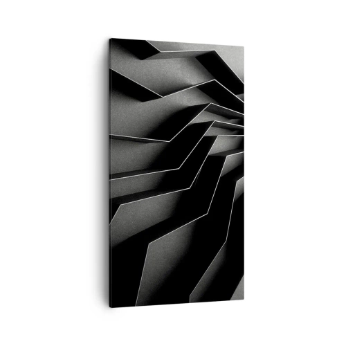 Cuadro sobre lienzo - Impresión de Imagen - Orden espacial - 45x80 cm