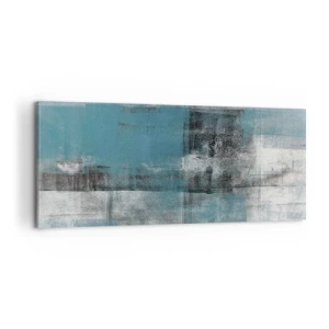 Cuadro sobre lienzo - Impresión de Imagen - Agua y aire - 100x40 cm