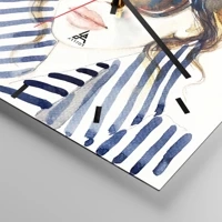 Esfera sin numeración, con rayas