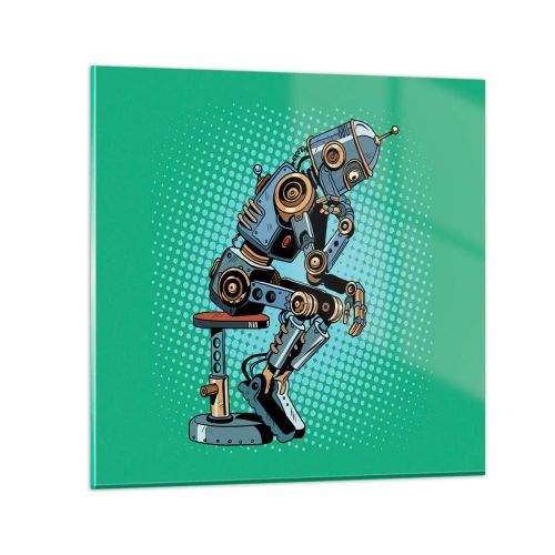 Cuadro sobre vidrio - Impresiones sobre Vidrio - Sobre la esencia del ser - 50x50 cm