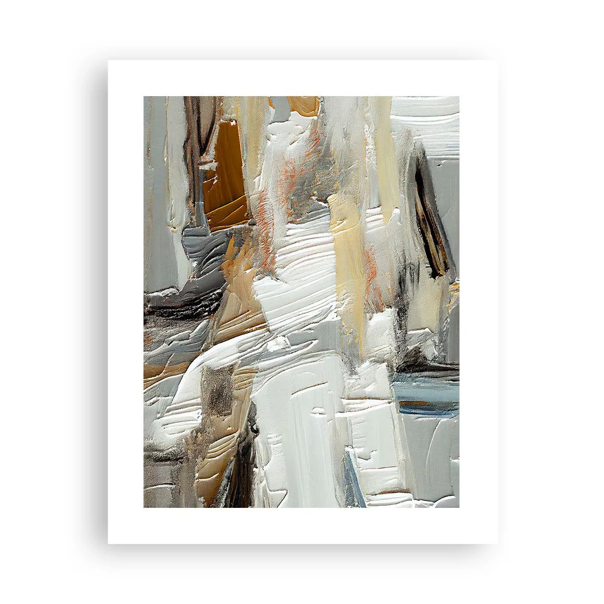 Póster - Estratificación de colores - 40x50 cm