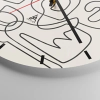 Esfera sin numeración, con rayas