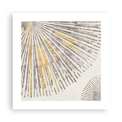 Póster - Belleza lineal - 40x40 cm