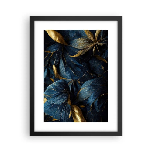 Póster en marco negro - Forradas de oro - 30x40 cm