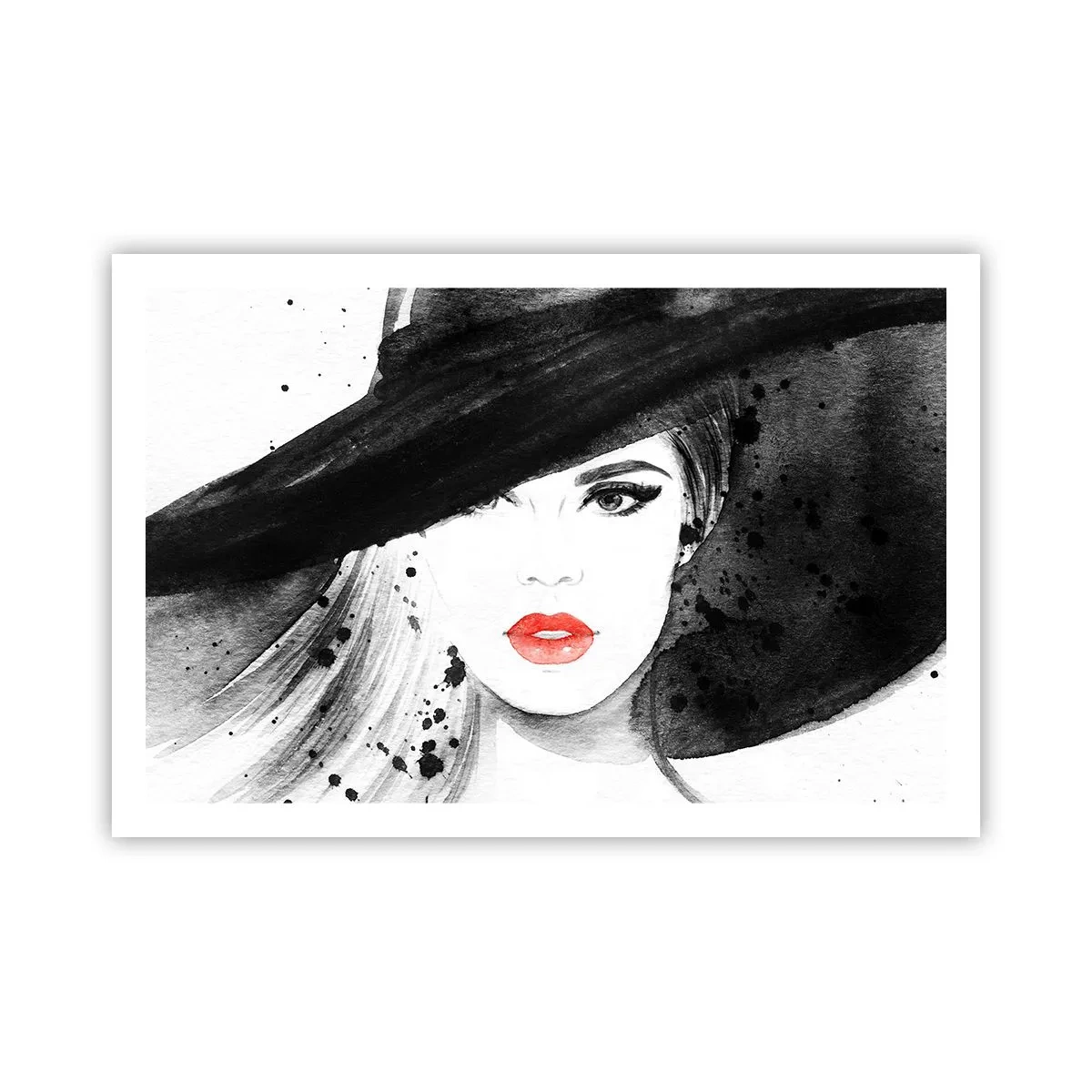 Póster - Dama de negro - 91x61 cm