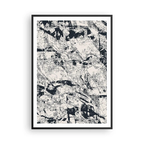 Póster en marco negro - La interpenetración de los opuestos - 70x100 cm