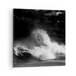 Cuadro sobre lienzo - Impresión de Imagen - Desafío aceptado - 50x50 cm