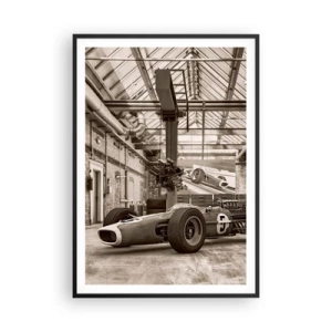 Póster en marco negro - El descanso del vencedor - 70x100 cm