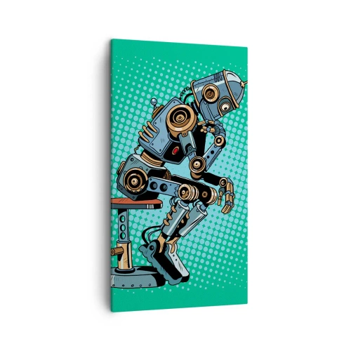 Cuadro sobre lienzo - Impresión de Imagen - Sobre la esencia del ser - 45x80 cm