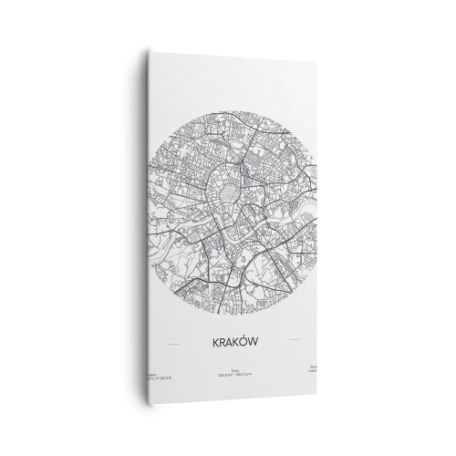 Cuadro sobre lienzo - Impresión de Imagen - Anatomía de Cracovia - 65x120 cm
