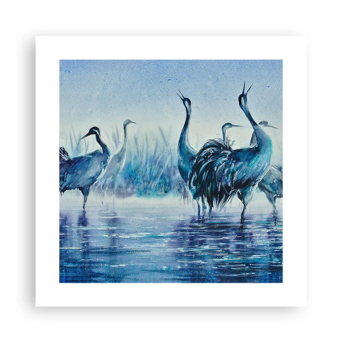 Póster - Reunión matinal - 40x40 cm