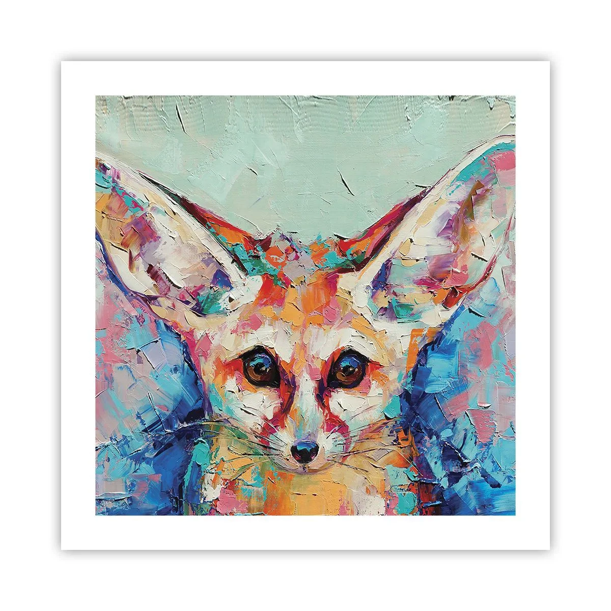 Póster - Mirada penetrante - 50x50 cm