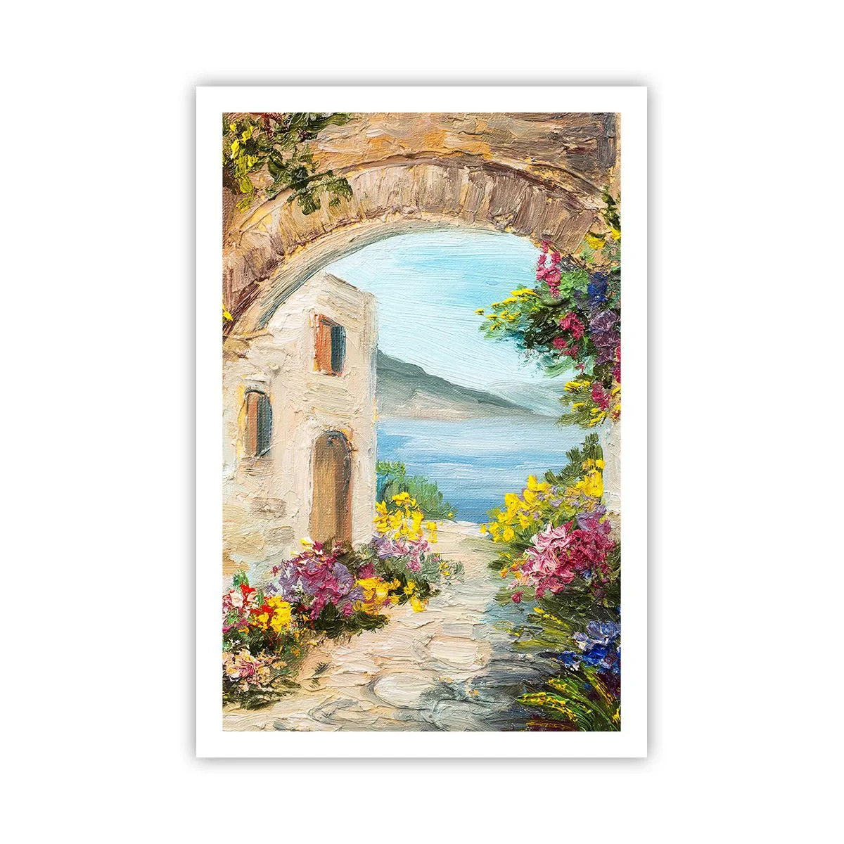 Póster - El encanto del paisaje costero - 61x91 cm
