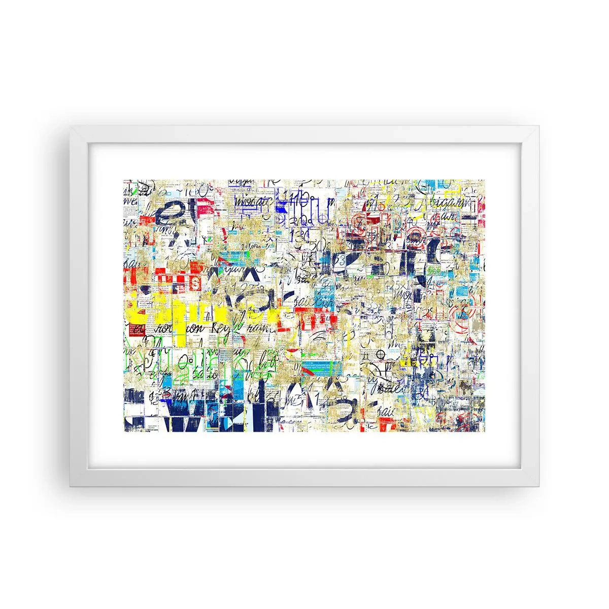 Póster en marco blanco - Simplemente agradable a la vista - 40x30 cm