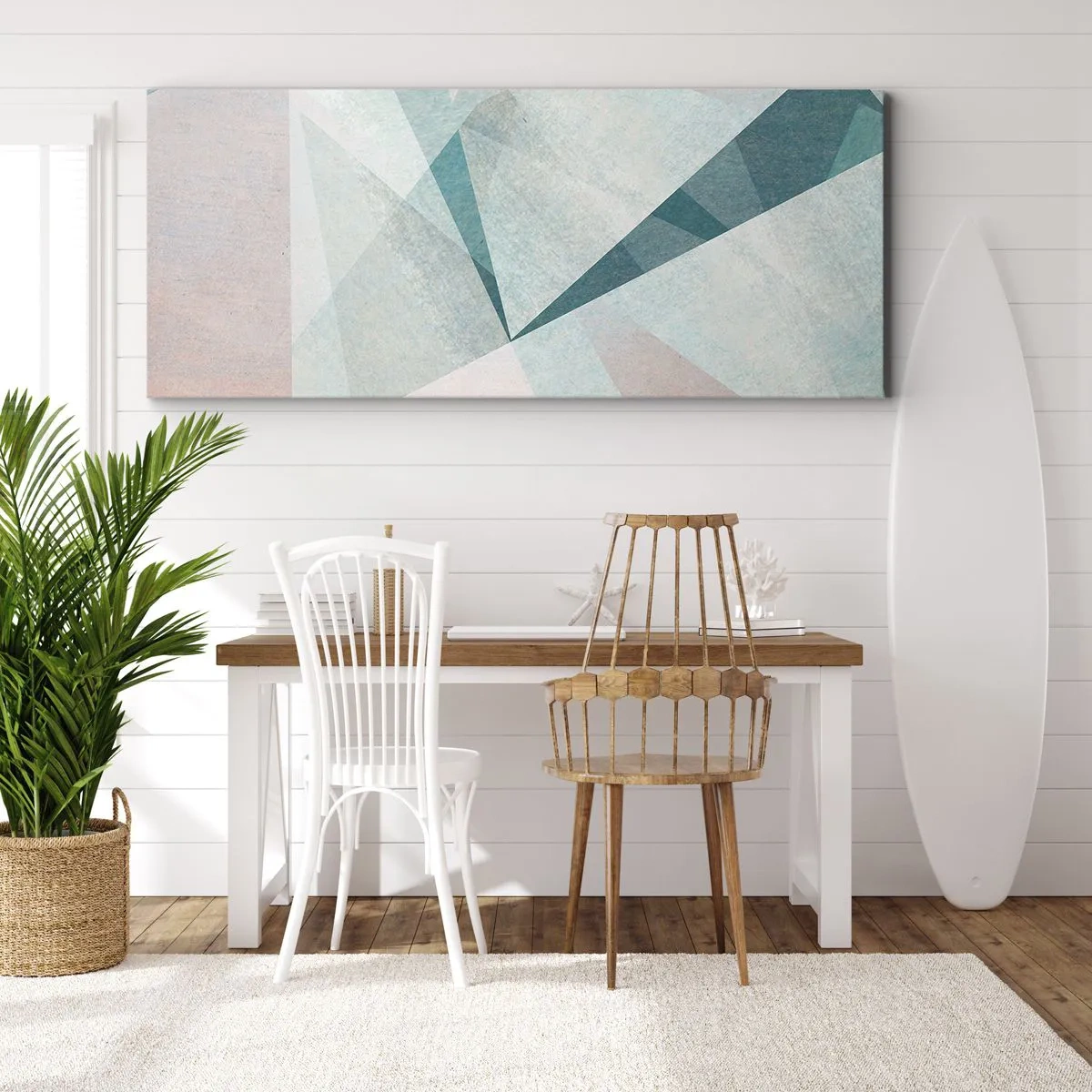 Cuadro sobre lienzo - Impresión de Imagen - Tranquilo pero dinámico - 100x40 cm