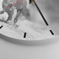 Esfera sin numeración, con rayas