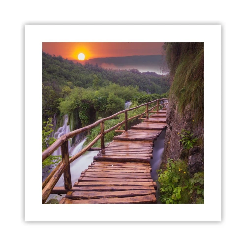 Póster - Una belleza inimaginable - 40x40 cm