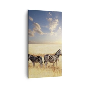 Cuadro sobre lienzo - Impresión de Imagen - Vete, no perturbes la paz - 55x100 cm