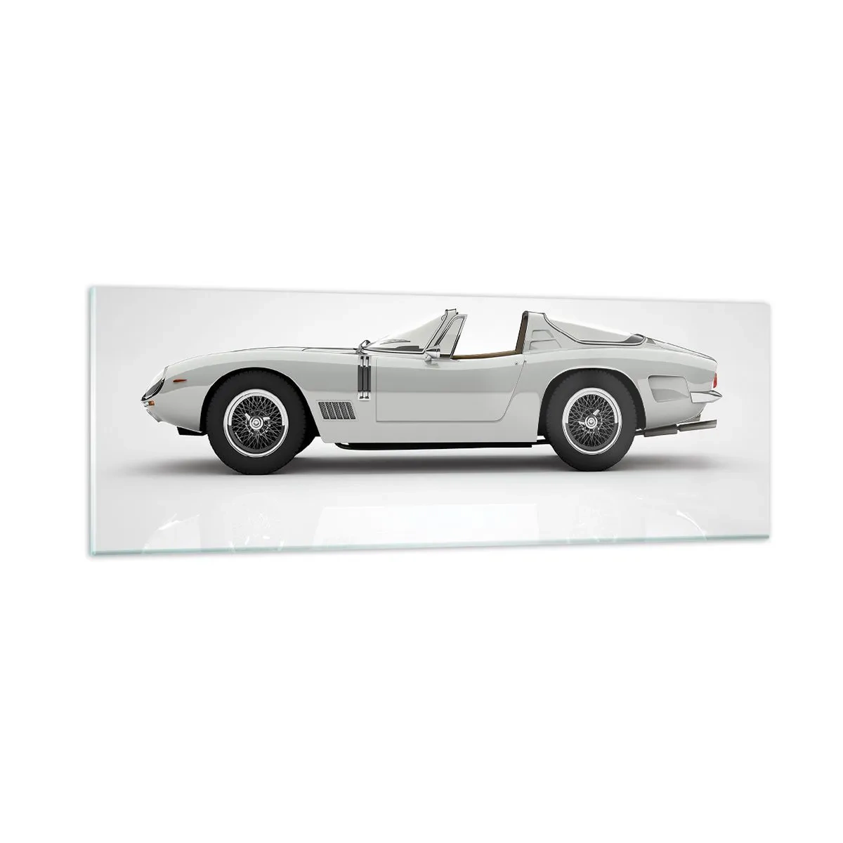 Cuadro sobre vidrio - Impresiones sobre Vidrio - Una promesa de diversión - 90x30 cm